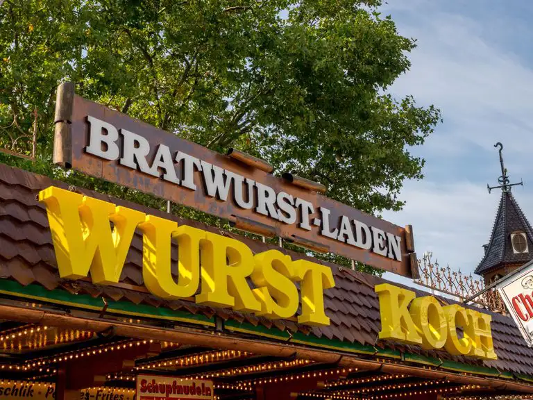 Wurst Koch Imbissstand